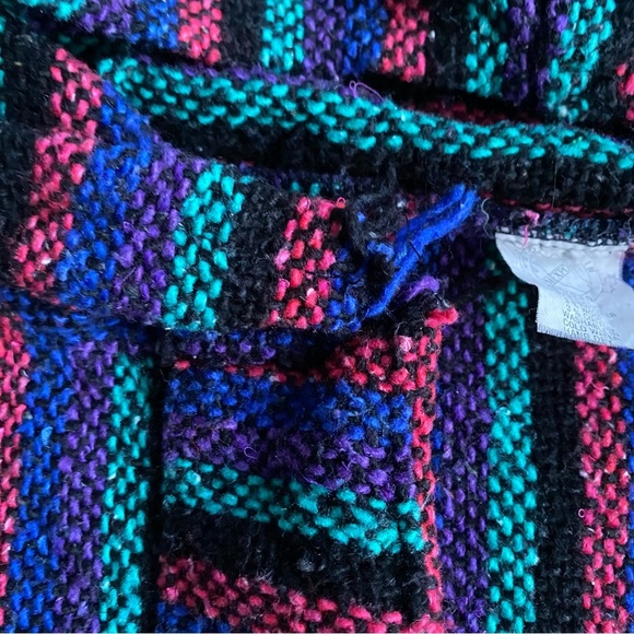 Vintage Baja Hoodie pullover hippie hoodie poncho - Picture 7 of 7